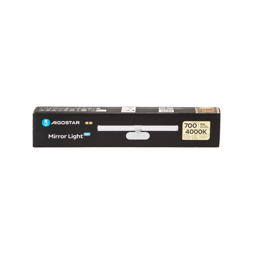 Aigostar - Iluminação de espelho para casa de banho LED LED/6W/230V 4000K 40cm IP44