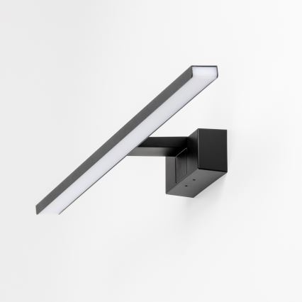 Aigostar - Iluminação de espelho para casa de banho LED LED/8W/230V 4000K 40 cm IP44 preto