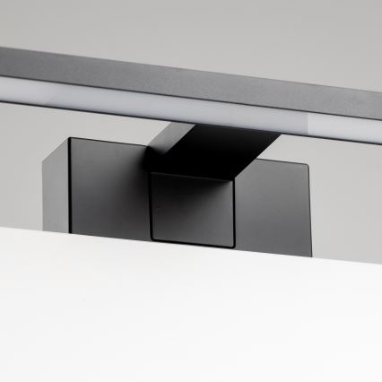 Aigostar - Iluminação de espelho para casa de banho LED LED/8W/230V 4000K 40 cm IP44 preto