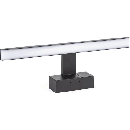 Aigostar - Iluminação de espelho para casa de banho LED LED/8W/230V 4000K 40 cm IP44 preto