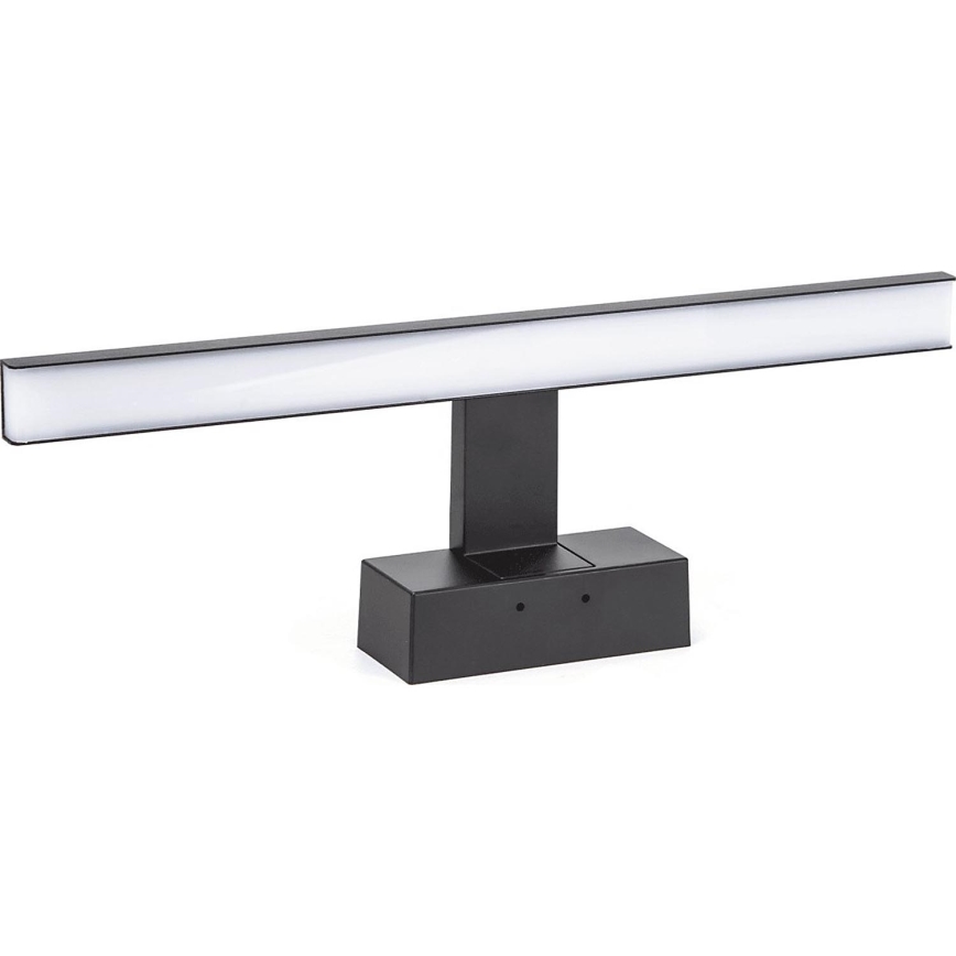 Aigostar - Iluminação de espelho para casa de banho LED LED/8W/230V 4000K 40 cm IP44 preto
