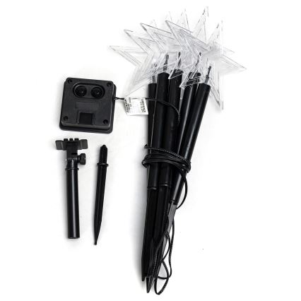 Aigostar - Iluminação de Natal LED solar LED/0,054W/1,2V 1m IP65 branco frio