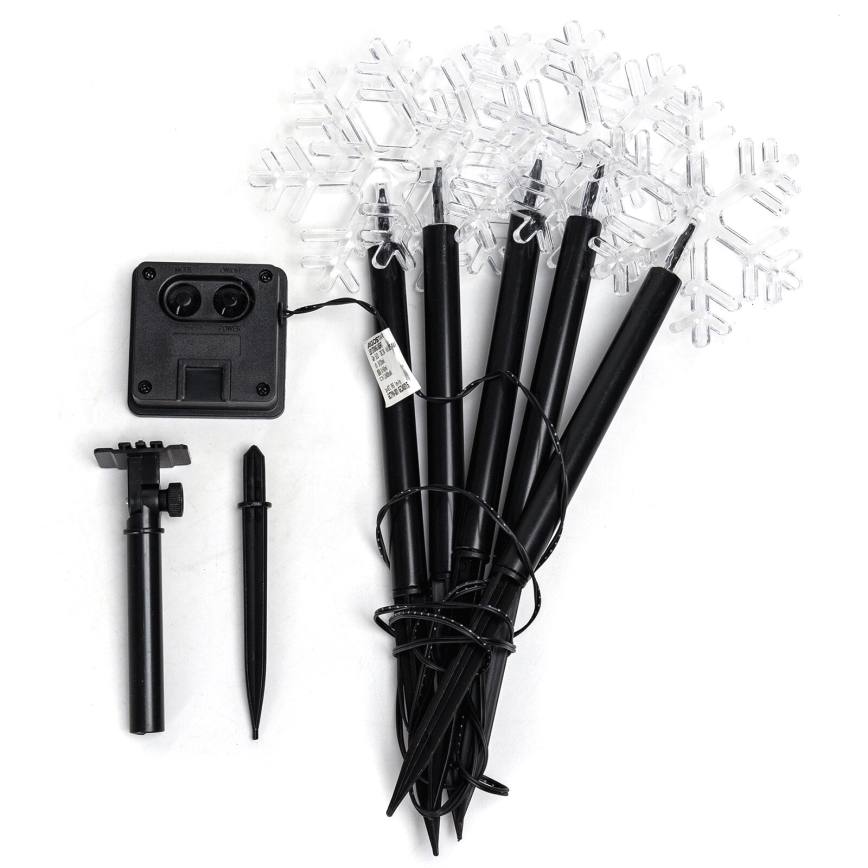 Aigostar - Iluminação de Natal LED solar LED/0,054W/1,2V 1m IP65 branco frio