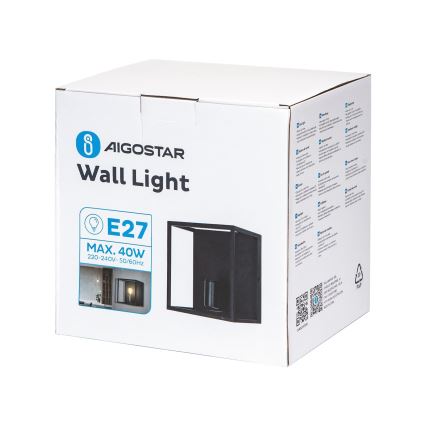 Aigostar - Iluminação de parede 1xE27/40W/230V