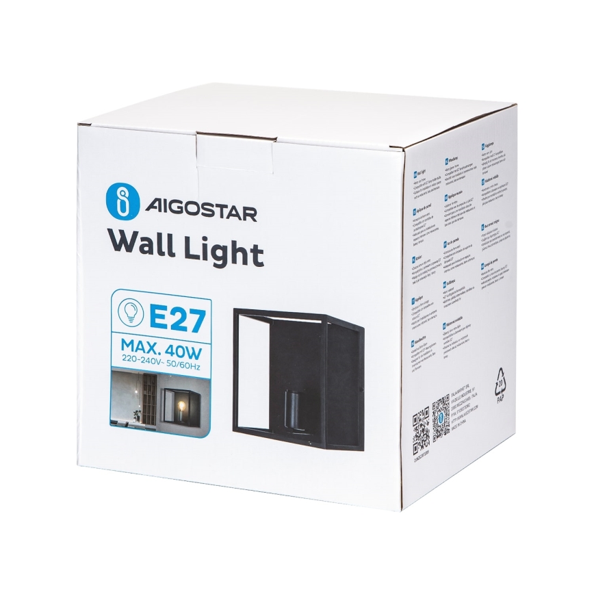 Aigostar - Iluminação de parede 1xE27/40W/230V