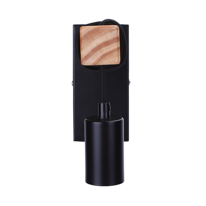 Aigostar - Iluminação de parede 1xE27/60W/230V castanho/preto