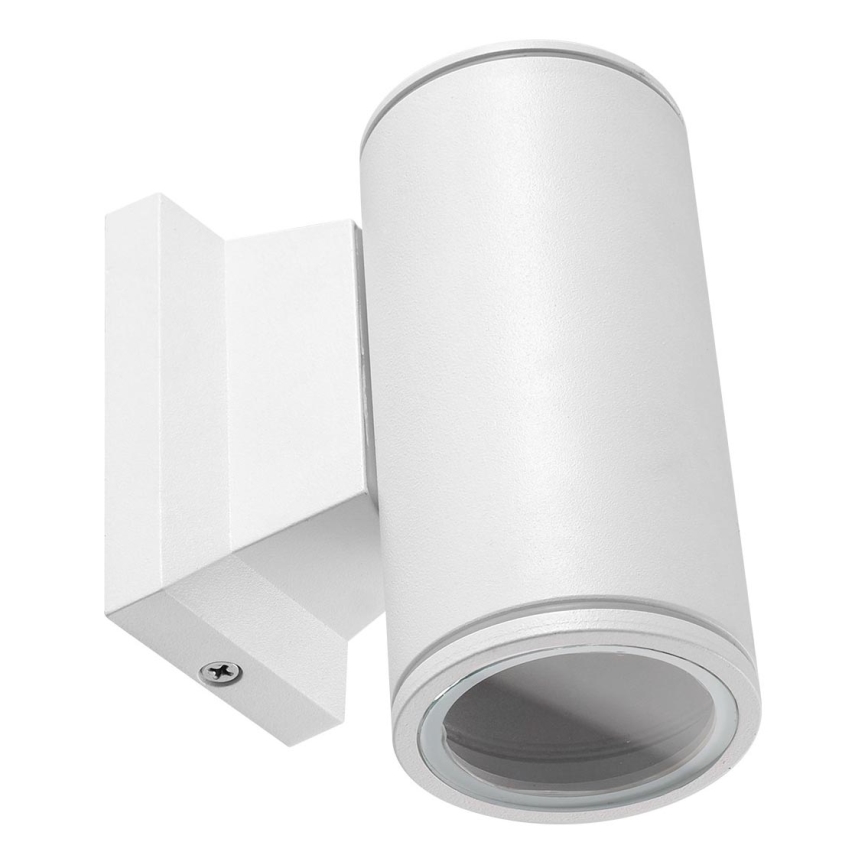 Aigostar - Iluminação de parede exterior 1xGU10/230V branco IP65 redondo