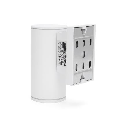Aigostar - Iluminação de parede exterior 1xGU10/230V branco IP65 redondo