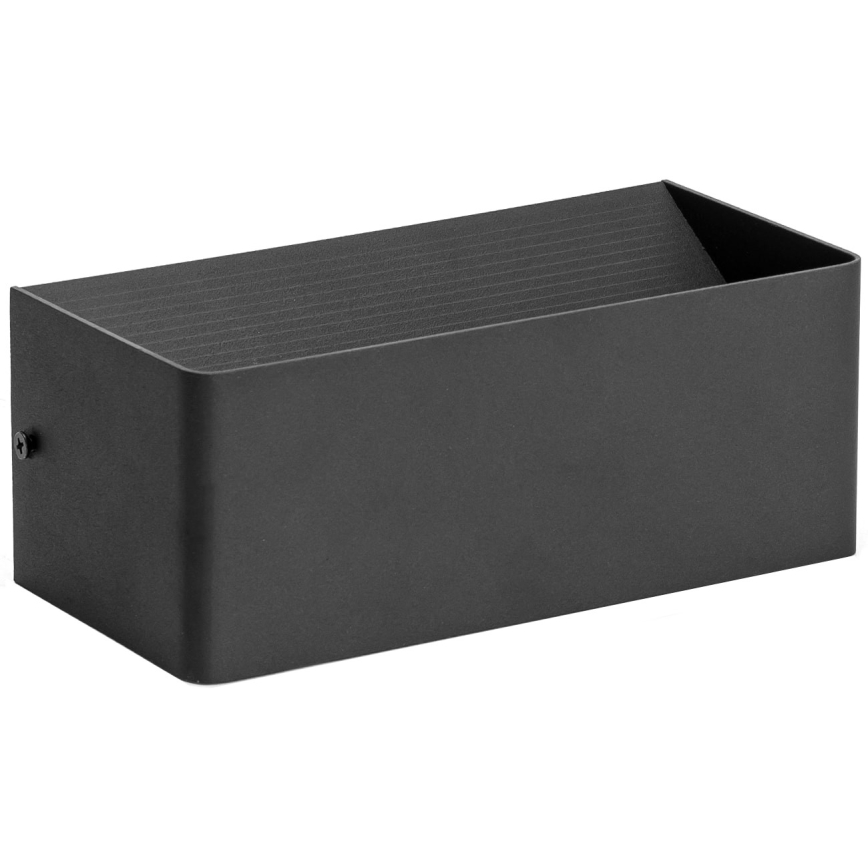 Aigostar - Iluminação de parede LED LED/12,5W/230V 20x10 cm preto