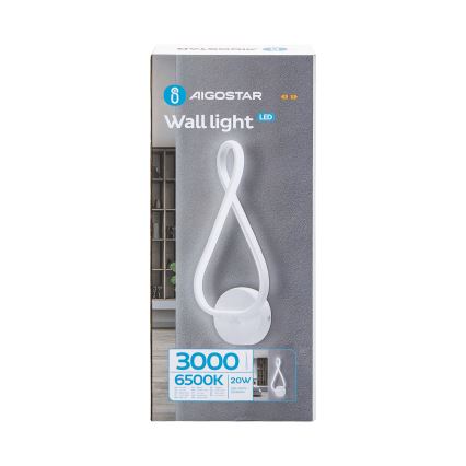 Aigostar - Iluminação de parede LED LED/20W/230V 6500K branco