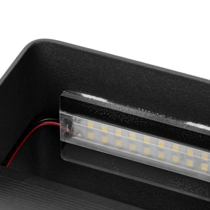 Aigostar - Iluminação de parede LED LED/5,5W/230V 10x10 cm preto