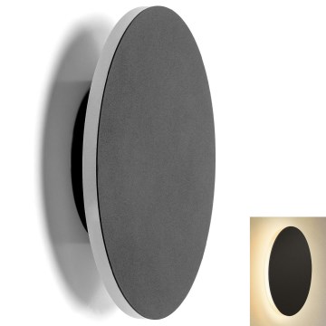 Aigostar - Iluminação de parede LED LED/6,5W/230V 3000K 18 cm preto