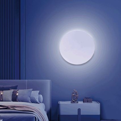 Aigostar - Iluminação de parede LED RGBW com regulação MESH Inteligente LED/12W/230V 2700-6500K branco + comando