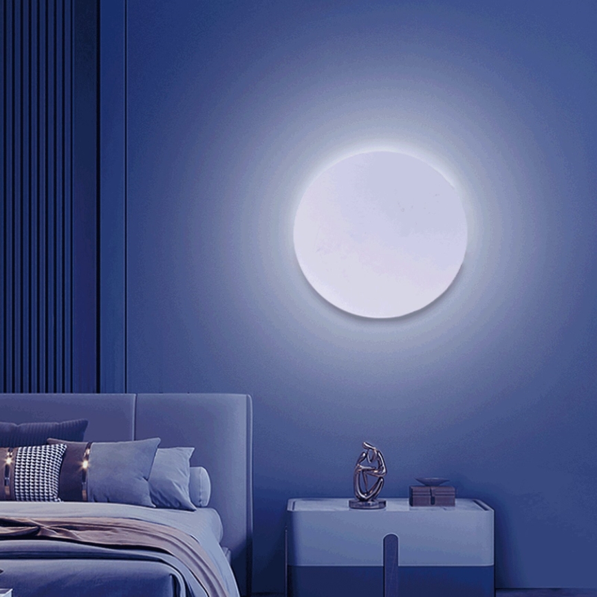 Aigostar - Iluminação de parede LED RGBW com regulação MESH Inteligente LED/12W/230V 2700-6500K branco + comando