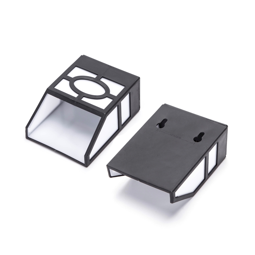 Aigostar - Iluminação de parede solar LED LED/0,006W/1,2V 2700K IP44 preto