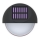 Aigostar - Iluminação de parede solar LED LED/1W/1,2V preto 200 mAh 2700K IP44