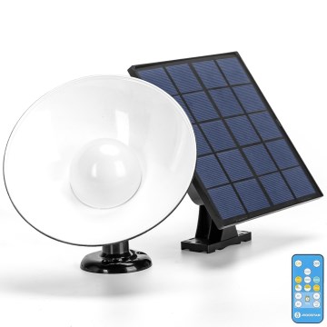 Aigostar - Iluminação de parede solar LED LED/3,2V 3000K/4000K/6500K IP65 + comando
