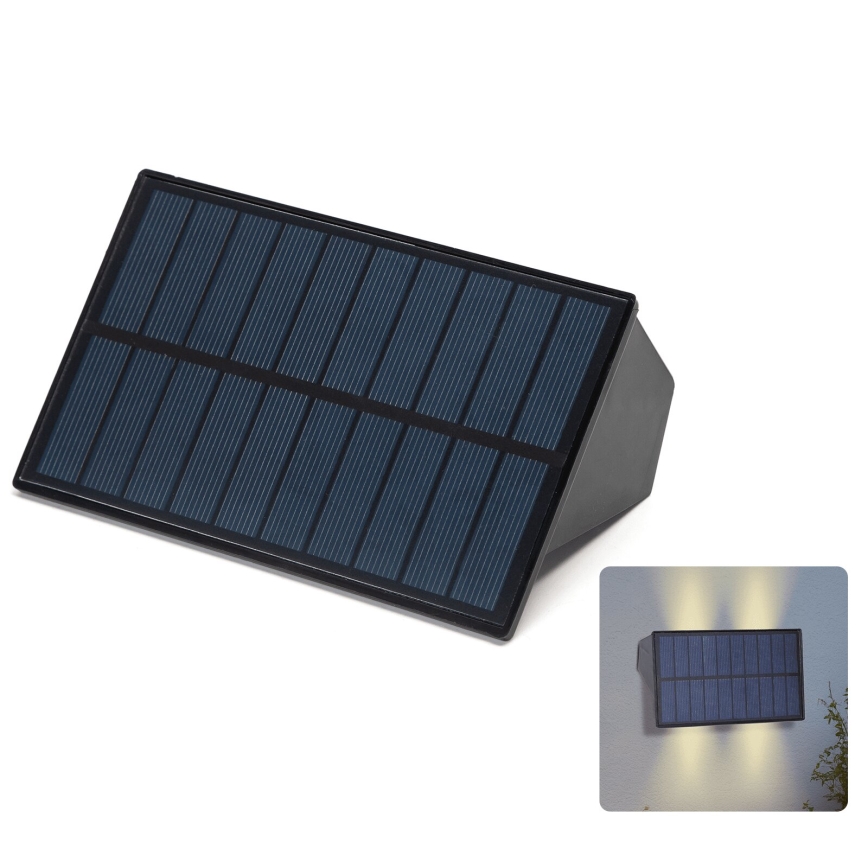 Aigostar - Iluminação de parede solar LED LED/4W/5,5V 2700K IP44