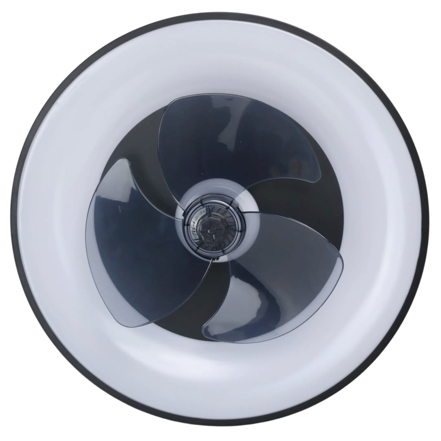Aigostar - Iluminação de teto LED com regulação e ventoinha MESH LED/40W/230V 2700-6500K preto + comando