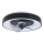 Aigostar - Iluminação de teto LED com regulação e ventoinha MESH LED/40W/230V 2700-6500K preto + comando