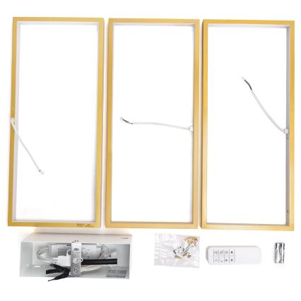 Aigostar - Iluminação de teto LED com regulação LED/38W/230V 2700-6500K + comando