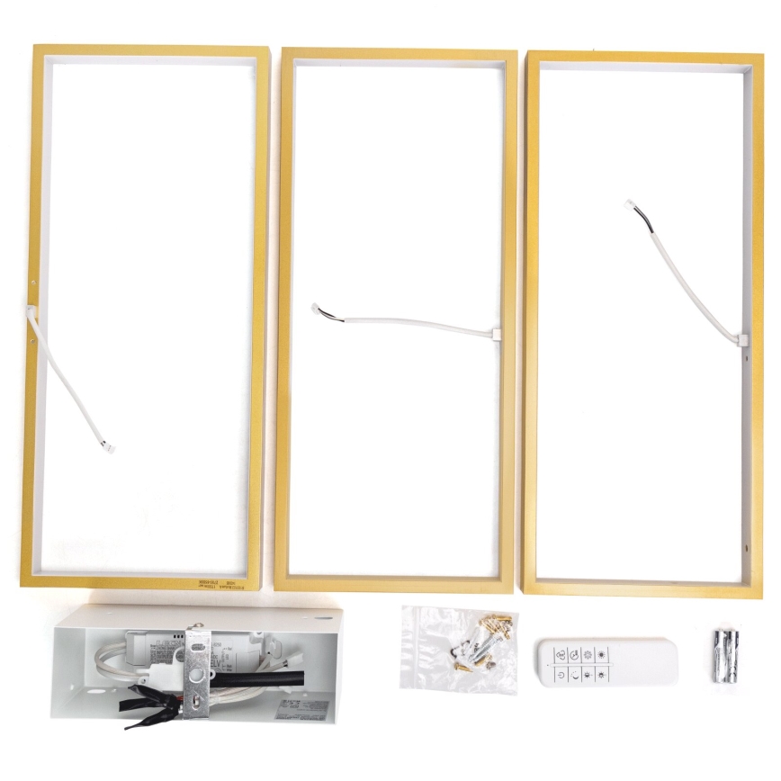 Aigostar - Iluminação de teto LED com regulação LED/38W/230V 2700-6500K + comando
