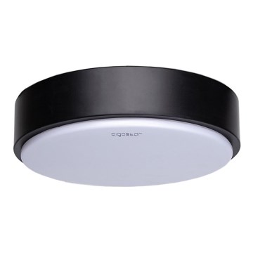 Aigostar - Iluminação de teto LED LED/12W/230V 3000K d. 23 cm preto