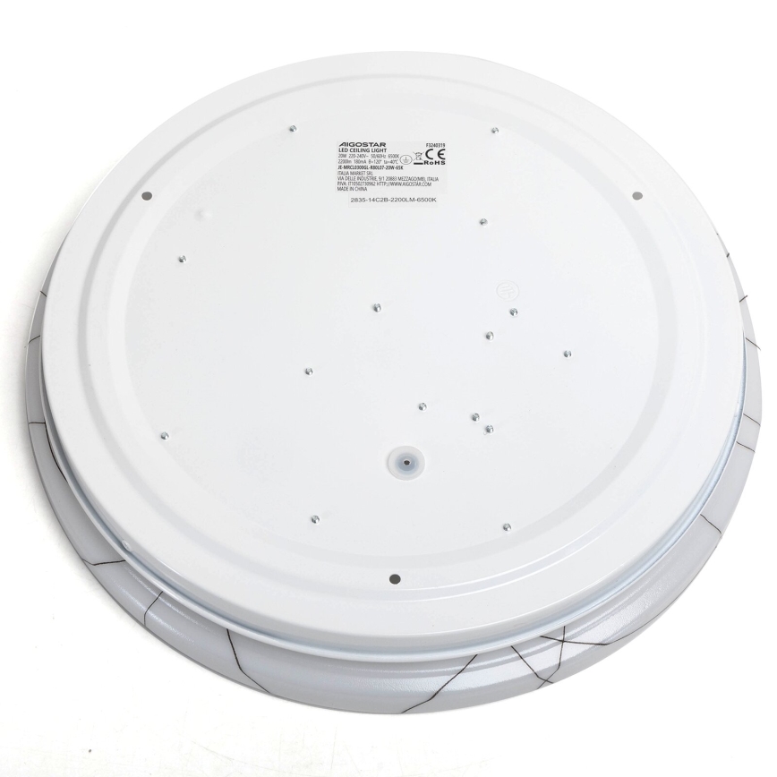 Aigostar - Iluminação de teto LED LED/20W/230V 6500K