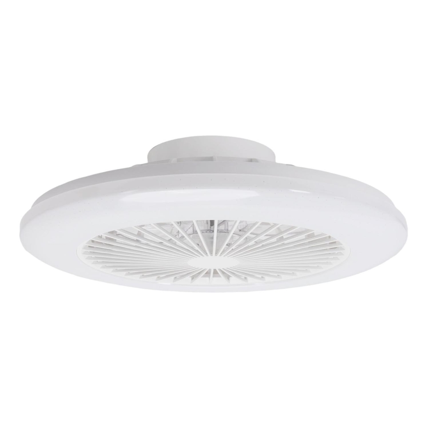 Aigostar - Iluminação de teto LED RGB com regulação e ventoinha MESH LED/40W/230V 2700-6500K branco + comando