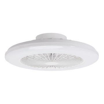 Aigostar - Iluminação de teto LED RGBW com regulação e ventoinha MESH LED/40W/230V 2700-6500K branco + comando