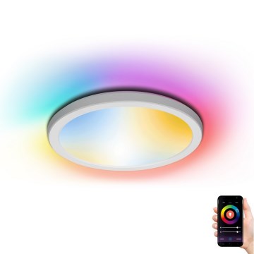 Aigostar - Iluminação de teto LED RGBW com regulação LED/19W/230V 2700-6500K Wi-Fi