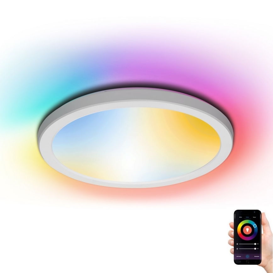 Aigostar - Iluminação de teto LED RGBW com regulação LED/22W/230V 2700-6500K Wi-Fi