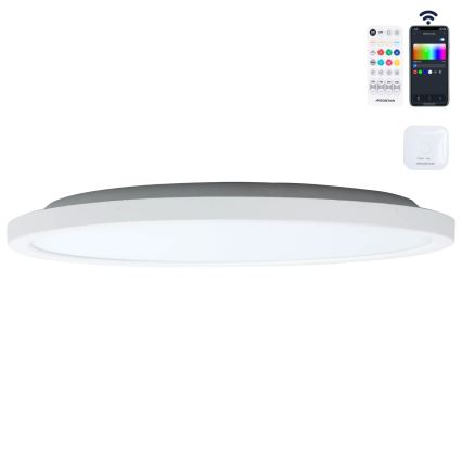 Aigostar - Iluminação de teto LED RGBW com regulação MESH LED/24W/230V 3000-6500K branco + comando