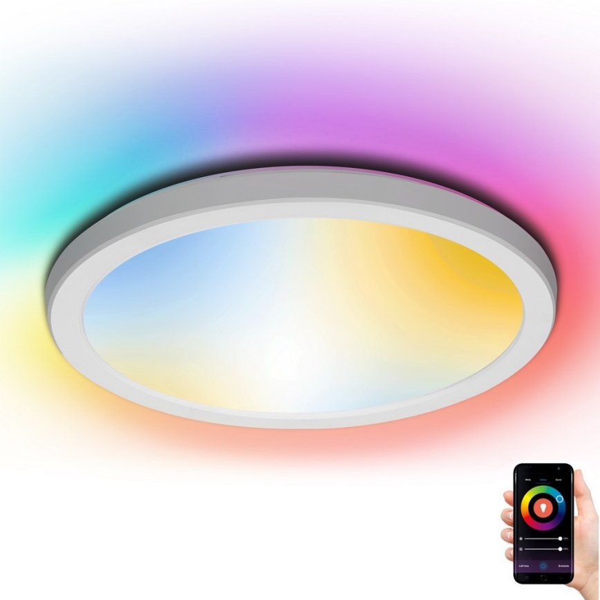 Aigostar - Iluminação de teto LED RGBW com regulação LED/25W/230V 2700-6500K Wi-Fi