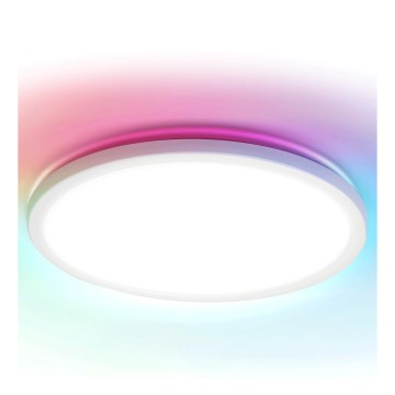 Aigostar - Iluminação de teto LED RGBW com regulação MESH LED/24W/230V 3000-6500K branco + comando