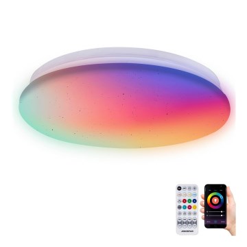 Aigostar - Iluminação de teto LED RGBW para casa de banho com regulação MESH Inteligente LED/12W/230V IP44 + comando