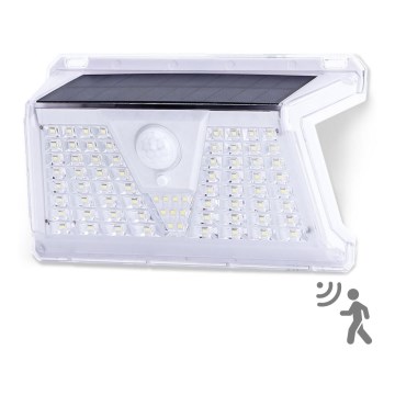 Aigostar - Iluminação exterior solar LED com sensor LED/2,4W/5V IP65