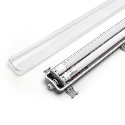 Aigostar - Iluminação industrial fluorescente LED 2xG13/9W/230V 4000K 66,6 cm IP65