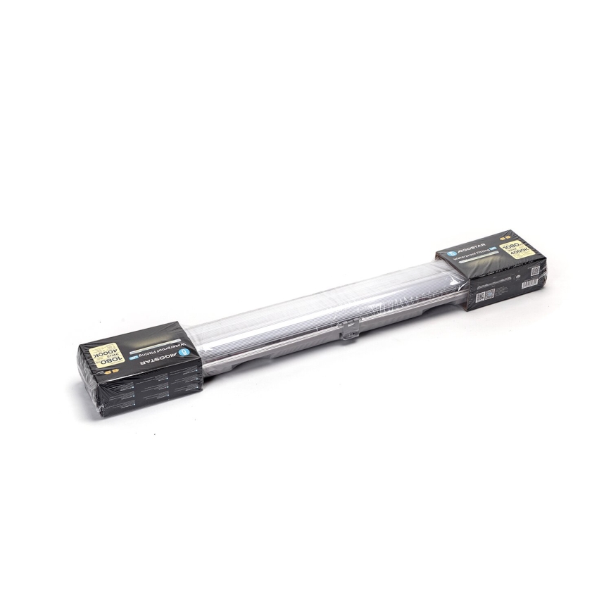 Aigostar - Iluminação industrial fluorescente LED 2xG13/9W/230V 4000K 66,6 cm IP65