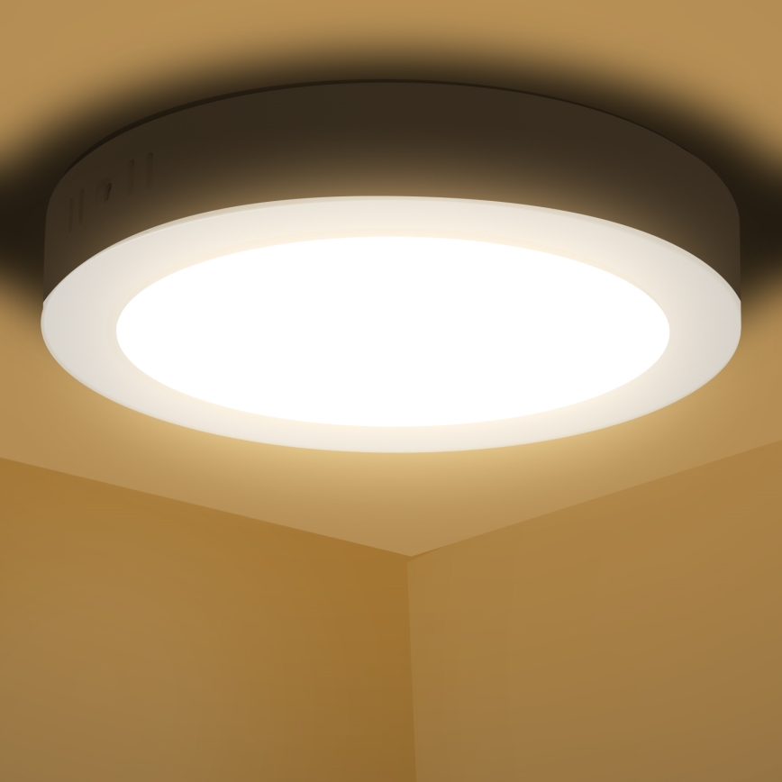 Aigostar - Iluminação integrada LED de teto LED/12W/230V diâmetro 17,4 cm 3000K branco