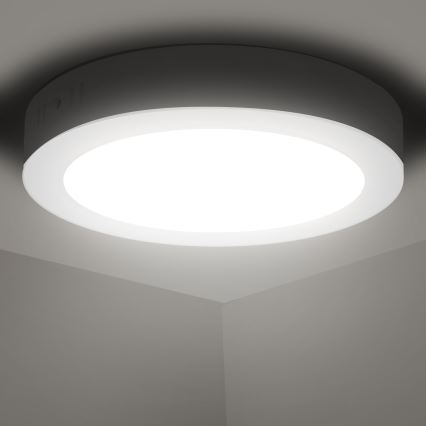 Aigostar - Iluminação integrada LED de teto LED/12W/230V diâmetro 17,4 cm 4000K branco