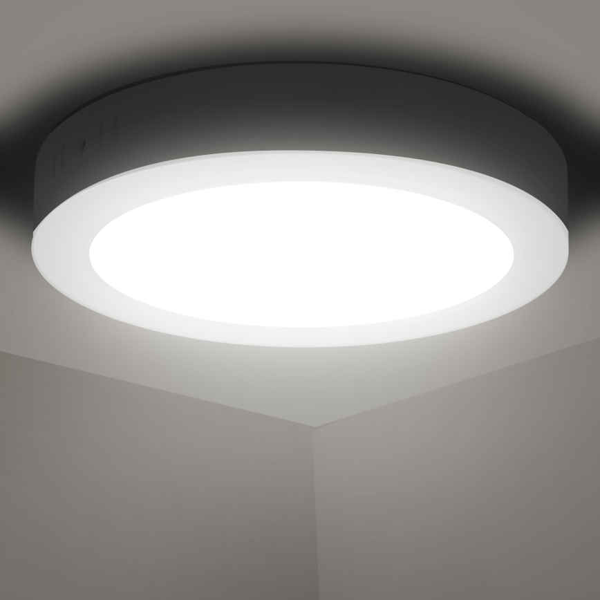 Aigostar - Iluminação integrada LED de teto LED/12W/230V diâmetro 17,4 cm 4000K branco