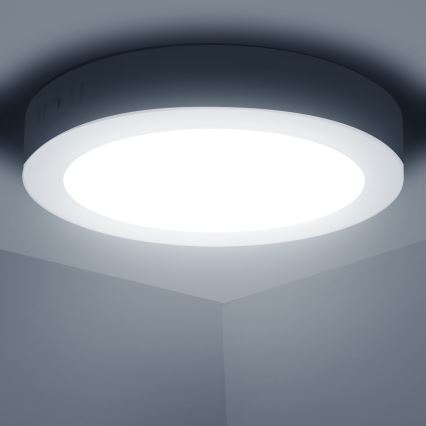 Aigostar - Iluminação integrada LED  de teto LED/12W/230V diâmetro 17,4 cm 6500K branco