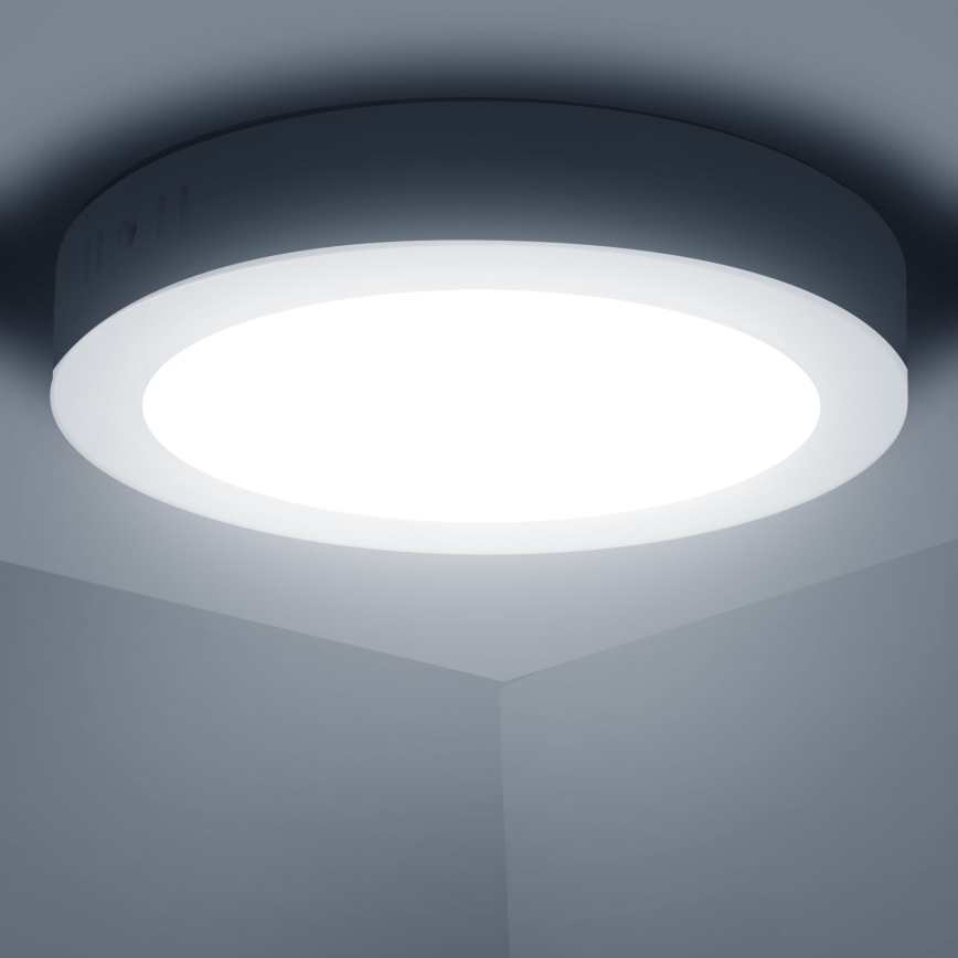 Aigostar - Iluminação integrada LED  de teto LED/12W/230V diâmetro 17,4 cm 6500K branco
