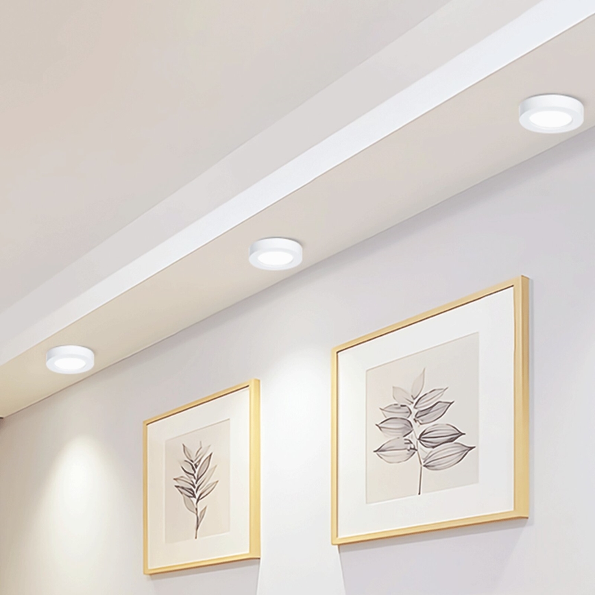 Aigostar - Iluminação integrada LED  de teto LED/12W/230V diâmetro 17,4 cm 6500K branco