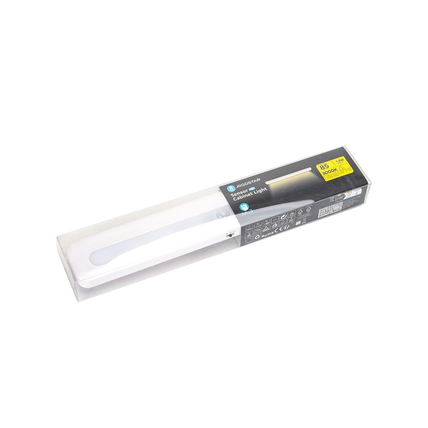Aigostar - Iluminação LED de armário com sensor de movimento LED/1,5W/3xAA 3000K