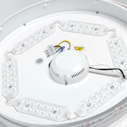 Aigostar - LED RGBW Iluminação de casa de banho com regulação LED/27W/230V 40 cm Wi-Fi IP44