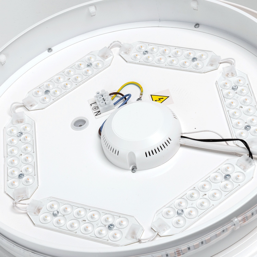 Aigostar - LED RGBW Iluminação de casa de banho com regulação LED/27W/230V 40 cm Wi-Fi IP44