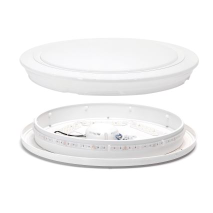 Aigostar - LED RGBW Iluminação de casa de banho com regulação LED/27W/230V 40 cm Wi-Fi IP44