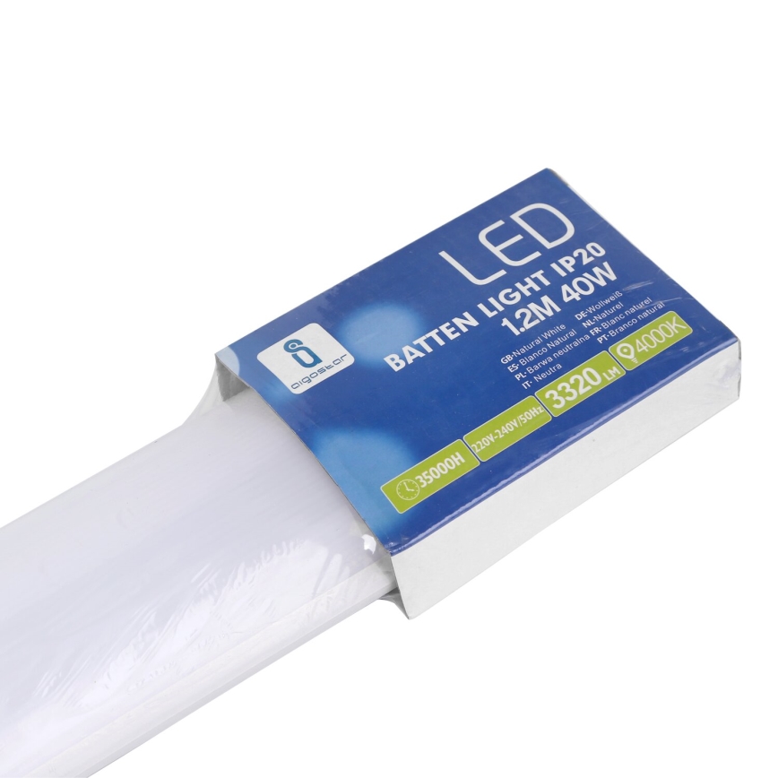 Aigostar - Iluminação para armário de cozinha LED LED/40W/230V 4000K 120 cm branco